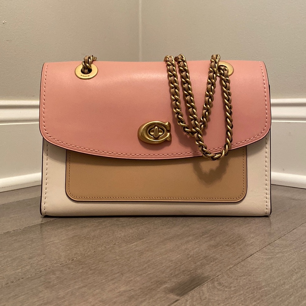 Coach Colorblock Parker Shoulder Bag